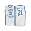 Północna Karolina Tar Heels College # 35 Bob McADoo Koszulki Koszykówka # 52 James Godty # 21 Mitch Kupchak Retro Męskie Zszyte Niestandardowe Nazwa