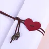 2020 Vintage DIY Leather Photo Album Love Tie Rope Creative Cover Folding Frame with Airplane Box