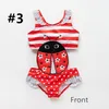 Maillot de bain imprimé à pois pour enfants filles. Super doux, adapté à la peau sensible des enfants.