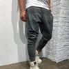 Брюки к клетку Мужчины Jogger Hip Hop Cotwear Мужские хип-хоп штаны мужские брюки карманные эластичные XXXL спортивные штаны мужские брюки