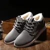 Hommes bottes de neige en plein air chaussures pour hommes à lacets Relax mâle rue mode tendance cheville moto MBT40