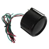 Freeshipping 2 "52mm DC10 - 15V Black Car Blue LED Universal Digital Tacho Meter 0 ~ 9999RPM