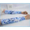 Eis Seide Radfahren Arm Sleeve Ellenbogen Pad Fitness Taktische Camo Basketball Laufen Fahrrad Arm wärmer Sommer Sport Sicherheit männer