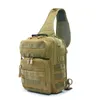 Sporty sportowe Torba do górujących torba na ramię Kamuflaż Tactical Molle Chest Bag No11-115
