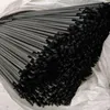 Goede fabriek prijs 100 stks / partij 3mm * 20cm rotan geur wierook zwarte vezel riet diffuser vervangende vullingstokken aromatische sticks