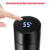 Mode Smart Mok Temperatuur Display Roestvrij staal Water Thermische fles met LCD-aanraakscherm Waterdichte Gift Cup