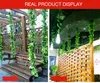 2.1 m piante artificiali lunghe verde edera foglie uva artificiale vite falso parthenocissus foglie fogliame casa wedding bar decorazione