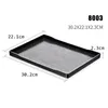 Simple White/black Rectangular Plastic Tray Anti-slip Trays Bandejas Para Decora O De Festa Wood Durable Trays1