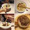 Holzgeschirr Suppenlöffel Japanischer Ramen-Bambus-Sieb mit langem Griff Heißer Topflöffel Praktische langlebige Küchensuppenschaufel BH3229 TQQ