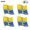 WARWICKSHIRE Pin de solapa Bandera insignia Broche Pins Insignias 4PC