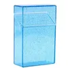 Transparent Powder Colorful Plastic Portable Tobacco Cigarette Cases Holder Storage Box Innovative Design Protective Shell Smoking Tool