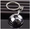 Sublimatie Blanco Metal Football Sleutel Ring Ketting Hot Transfer Afdrukken Sleutelhangers Verbruiksartikelen Materiaal Accessoires