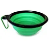 Travel Collapsible Pet Dog Cat Feeding Bowl Water Dish Feeder Silicone Foldable 6 Colors To Choose ST085