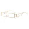 2020 Trend Rectangle Solglasögon Kvinnor Fashion Black Red Clear Lens för sexiga kvinnliga retro -glasögon UV400 OCULOS DE SOL2422455