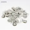 10st Metal Pacifier Clips Söt suspenderklipp DIY Round Dummy Soothers Clasps Pacifier Chain Accessories Baby Hållare