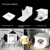 2 Led Mini Lightbox Product Shoot Light Box Easy Used Photo Studio Softbox Photography Box Light Tent Photo 6 Background Kit