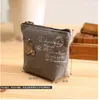 Women's canvas coin bag keys wallet Purse change pocket holder organizer Retro Coin Purse Portable Mini Wallet Zip Coin Bags ST307