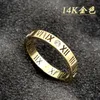 Fashion New Sell Hollow Titanium plaqué 18K Rose Gold Digital Whit Stone Lovers Ring Dinger Ring As Gift Brithday Gold Rings Women3098350