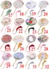 Traditional Chinese Style Silk Wedding Fan Double Hand Embroidery Bridal Bouquets Round Brides Hand Fan Wedding Accessories