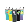 5set = 25pcs Summer Style Series Cup Cup Cup Laptop Phone Drainproof Cartoon Drawing