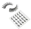 YENİ 10pair Sahte 3D Vizon Kirpikleri El yapımı Tam Şerit Yanlış Eyelashes Cruelty Free Lüks Makyaj Dramatik Vizon Kirpikler crisscross Kirpikler