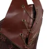 Steampunk Corset Faux Leather Burlesque Clubwear 레이스 위로 체인 고딕 양탄자 의류 플러스 크기 S-6XL Y19071901235Y