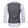 Mannen Plus Size Farm Bruiloft Bruin Wol Haringbone Tweed Vesten Custom Made Groom's Pak Vest Slim Fit Tailor Made Wedding Vest