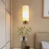 الإبداعية خشبي الجدار مصباح الحليب الأبيض الزجاج الشمعدان فندق مطعم شرفة مغطاة الممر غرفة المعيشة الحديثة السرير الإضاءة الخشب الصلبة