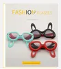 Mode enfants lunettes de soleil belles oreilles de lapin rouge noir rose vert bébé lunettes UV400 enfants lapin Style plage lunettes de soleil