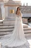 Robes De Mariée En Dentelle De Sirène Avec Wrap 2019 Berta Applique Chérie Paillettes Perle Plage Robe De Mariée Plus La Taille Boho Vestidos De Novia