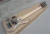 New 7 cordas LED Baixo corpo acrílico Vidro guitarra baixa elétrica 24 trastes Preto Hardware Electric Bass