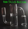 High Quality 4mm XL Flat Top 10mm 14mm 18mm Male Female Quartz Banger Nail UFO Carb Cap For Glass Water Bongs Dab Rigs