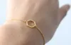 1 simple ligne creuse hexagona bracelet coupée découpée bracelets polygonaux ouverts courucky géométrique quadrilatère femme mère homme famille cadeaux bijoux