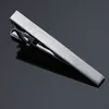 Nieuwe en hoge kwaliteit lasergravure tie clip fashion style goud zilver en zwarte mannen zakelijke tie pin gratis Levering3885269