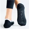 Женские носки для йоги, Barre Pilates, носки для балета и танцев, нескользящие хлопковые спортивные носки до щиколотки, размер 5-10, 12 пар