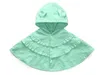 Baby hooded poncho girls prinsessan vindtäta kappor outwear dubbel sjal scarf cape jackor toppar coat kläder kläder c7043