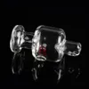 Tappo in carburo di vetro con perle di terp rosse che girano perline per fumare 25mm xl 4mm Quartz Banger Nails