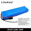 LIITOKALA 7S4P 29.4V 12AH ELEKTRISCHE FIETS MOTOR EBIKE SCOOTER 24 V LI ION BATTERIJ PACE 18650 Lithium Oplaadbare Batterijen 15A