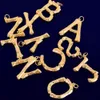 Colliers avec pendentif en grandes lettres en bambou pour hommes/femmes, avec chaîne en corde, bijoux Hip hop à la mode, cadeau de saint valentin, nouvelle collection