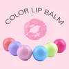 Women Makeup Moisturizer Lip Blam Long Lasting Nutritious Winter Protect Lips Blam Cosmetics Ball Shaped Lip Blam