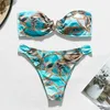 Peachtan Sexy Bandeau Women's Swimsuit 2020 Micro Bikini مجموعة حمامات الباحثين بدلة السباحة من قطعتين للسباحة نساء عالي قطع البيكيني