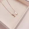 Fashion- luxurious quality pendant necklace in rose gold plated charm jewelry Free shipping PS7009