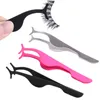 Fausses curler ￠ curateurs Twezers Fake Eye Lash Applicator Extension Curler Nipper Auxiliary Clip Clamp Makeup Forceps Force