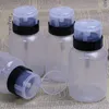 200 ML 6,8 UNZE Nagellackentferner Flasche abschließbare Kunststoff-Flip-Top-Kappe Flüssigkeitsnagel-Pumpflasche Flüssigkeitspresse Pumpspenderflasche