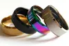 30 шт., смешанные цвета, 8 мм, качественные мужские и женские простые классические кольца из нержавеющей стали, кольца для вечеринок, вся мода Weddin263d