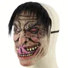 Zombie gezicht masker horror rotte gezichtsmasker halloween vreselijke rotte gezicht felle huid maskers eng halloween maskers