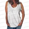Europe And America Spring Summer New Women Home Clothing Round Neck Fish Bone Printing Vest Lady Round Collar Sleeveless Loose T-shirt h045