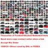 2020 Basketball Snapback Hats Sport Alla lag Caps Menwomen Justerbara fotbollsmössa Lägenheter släpper mer än 8000 Styl5728934