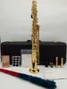 Neue Ankunft S-992 Yanagisawa Sopran Saxophon B Flat Gold Lack Musikinstrumente Saxophon spielt Yanagisawa professionell