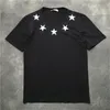 Camiseta para hombre Broken Pentagram de impresión camiseta Estrella de Cinco Puntas de manga corta camiseta ocasional Tops Camiseta Tee